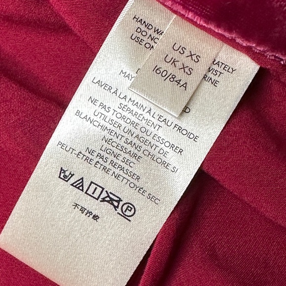 Anthropologie Esme Velvet Kimono Jacket Oversized Boxy XS - Picture 6 of 9